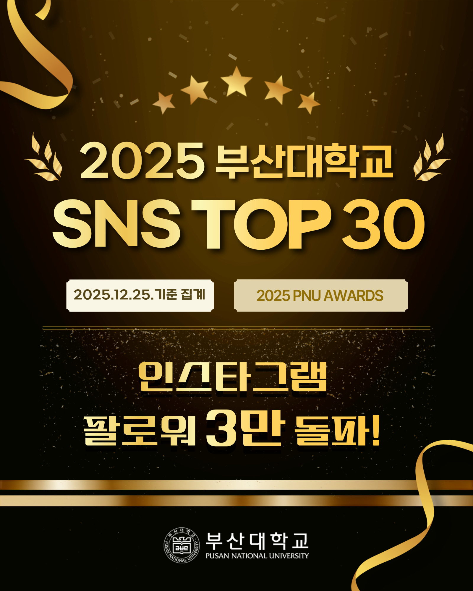 '[PNU_대학생활] 2025년 부산대학교 SNS Top 30' 