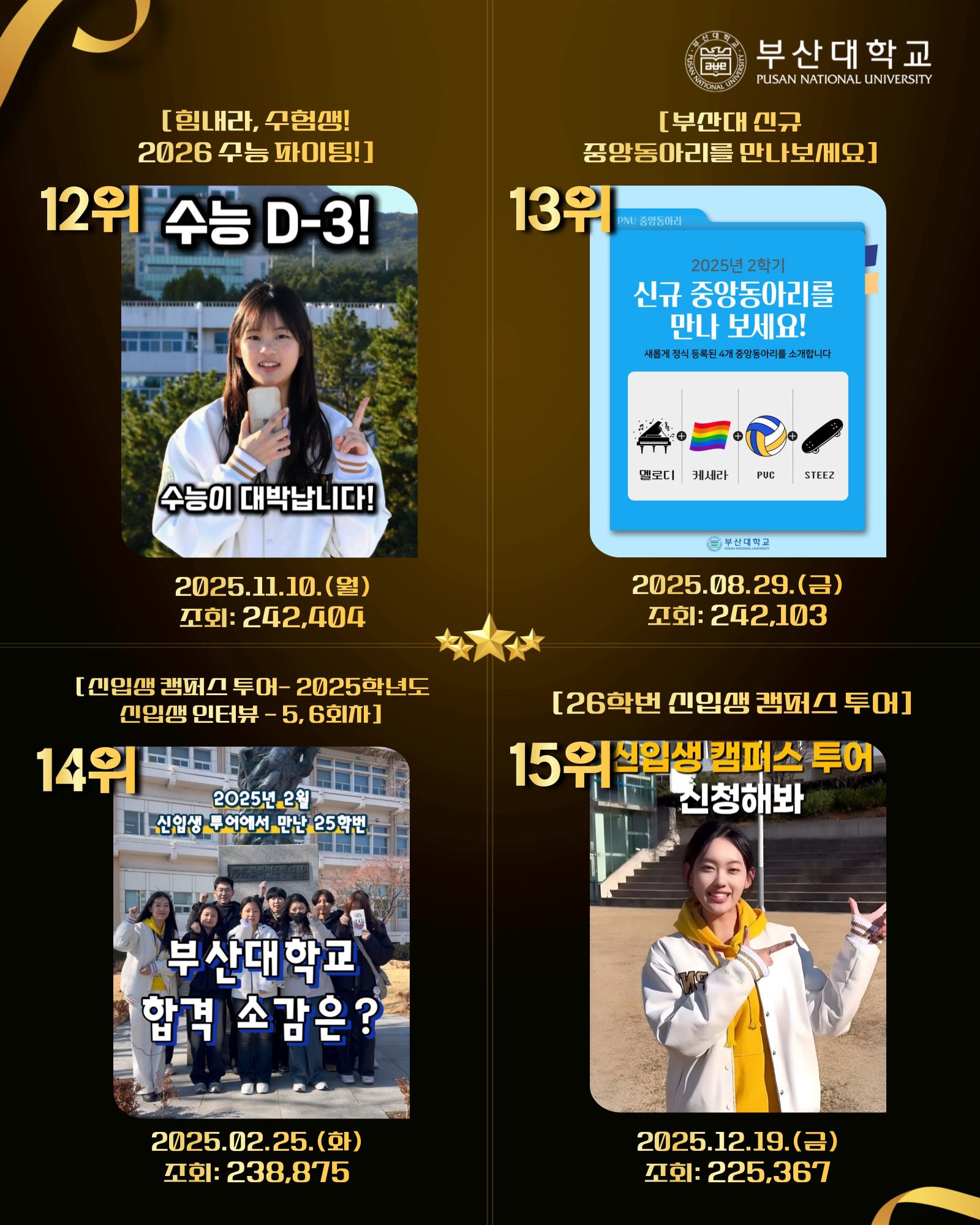 '[PNU_대학생활] 2025년 부산대학교 SNS Top 30' 첨부파일 이미지, 상세내용은 아래내용 참고